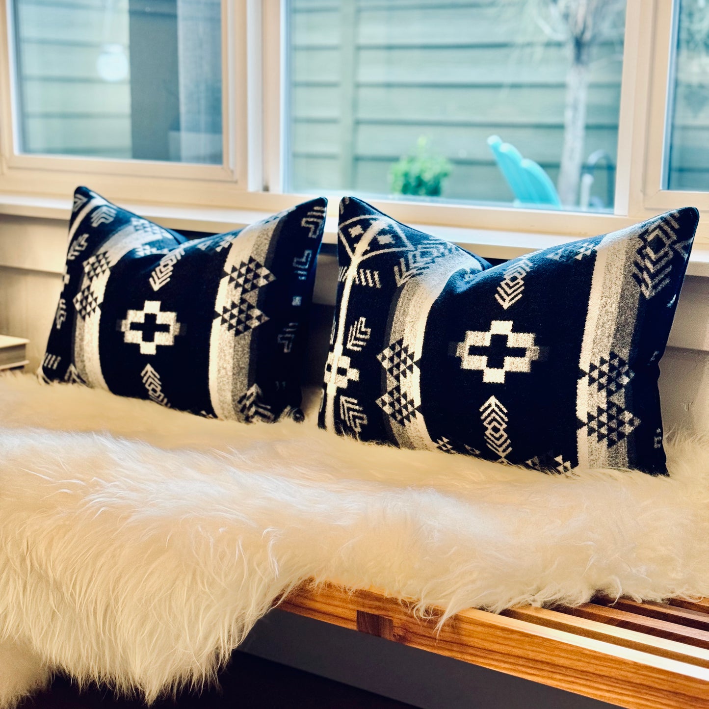 Greyscale Black Pillow Cover