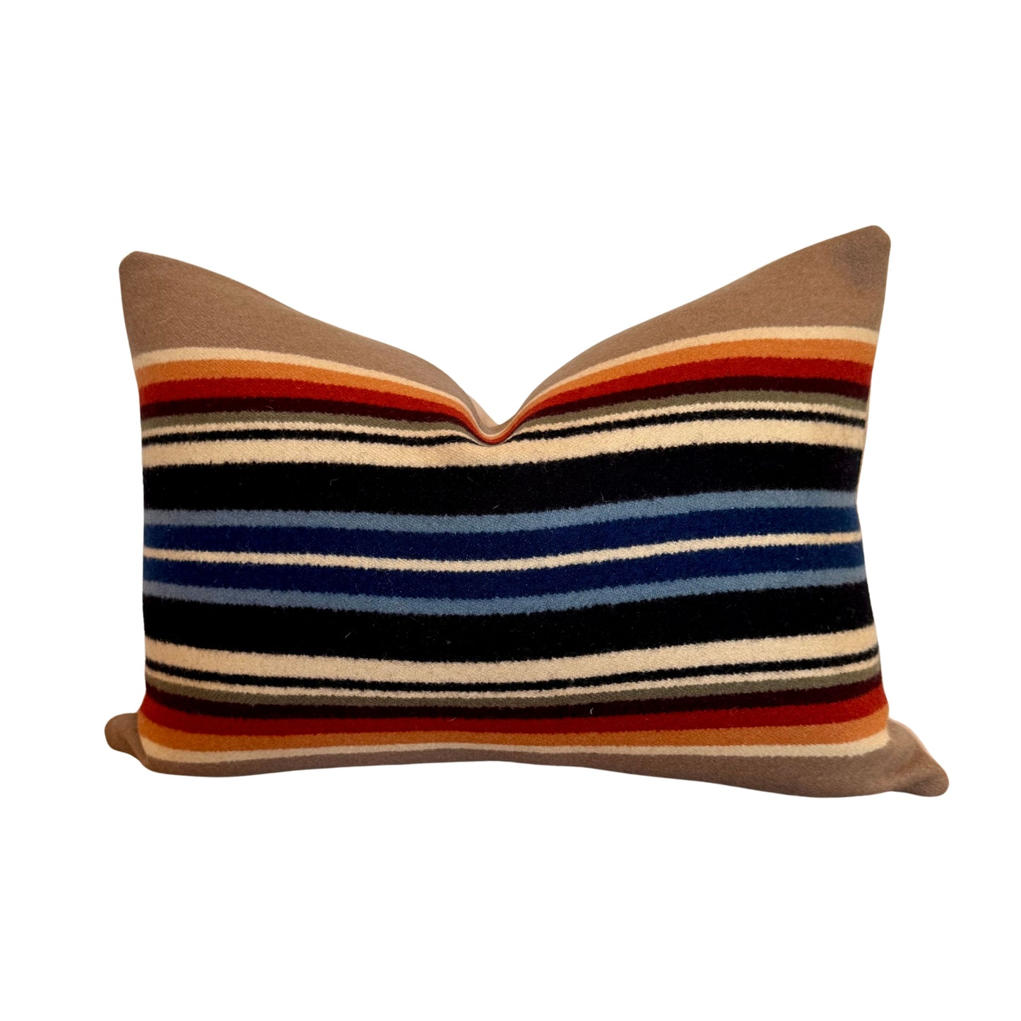 Archival Serape Gray Horse Khaki Pillow Cover 14X20