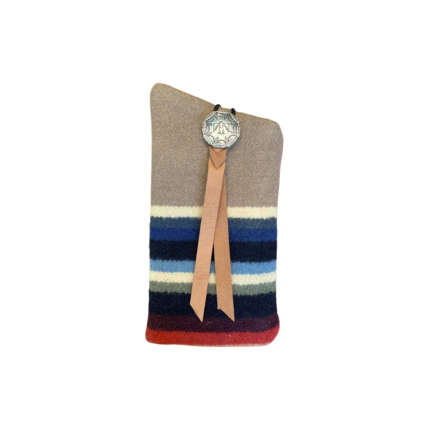 Sunglass Case Archival Serape Gray Horse Khaki 2