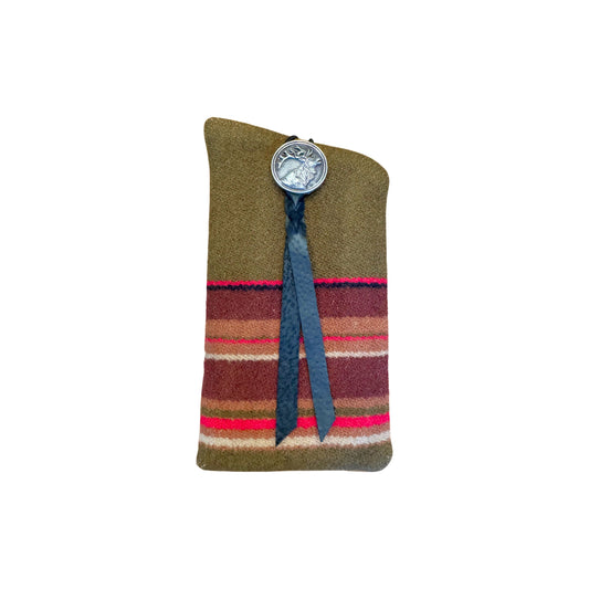 Sunglass Case Archival Serape Fairfax Olive 1