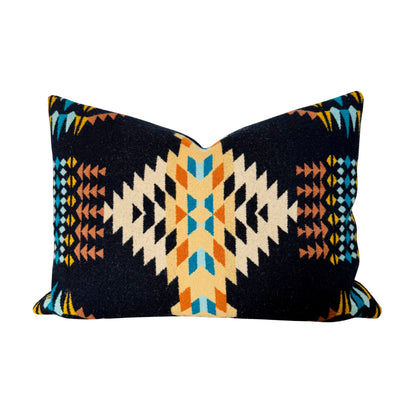 Rancho Arroyo Black Pillow Cover