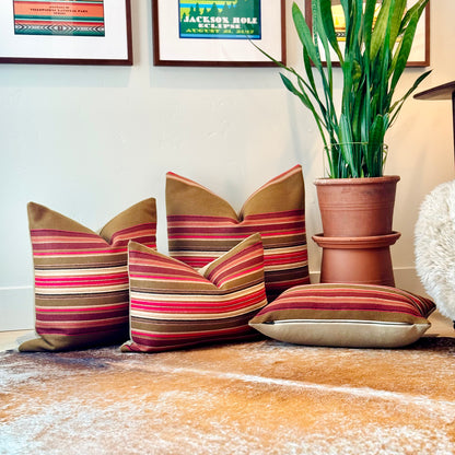 Archival Serape Fairfax Olive Pillow Cover