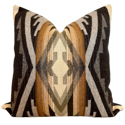 Tumalo Ridge Charcoal Pillow Cover