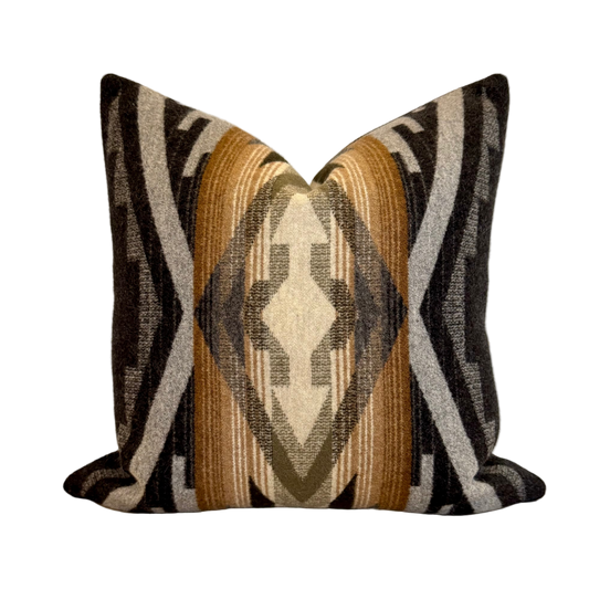 Tumalo Ridge Charcoal Pillow Cover