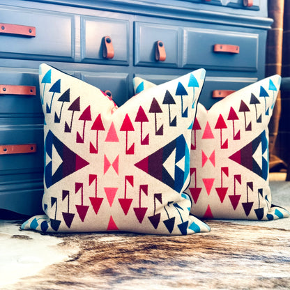 Big Thunder Pink Arrows Pillow Cover
