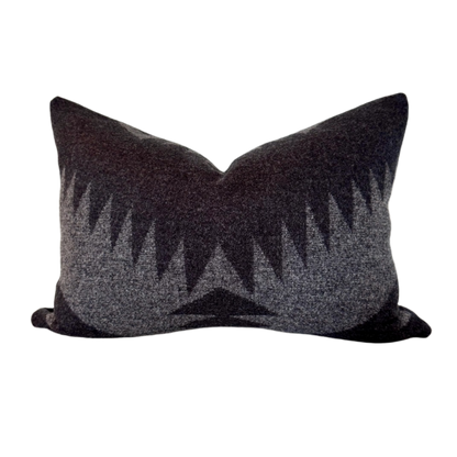 Desert Bloom Gray Pillow Cover