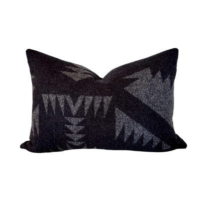 Desert Bloom Gray Pillow Cover