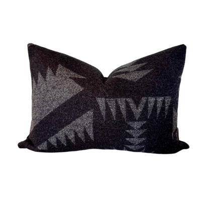 Desert Bloom Gray Pillow Cover