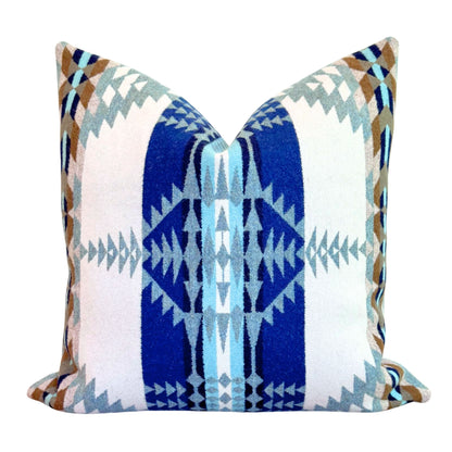 Rancho Arroyo Blue Stripe Pillow Cover 20X20